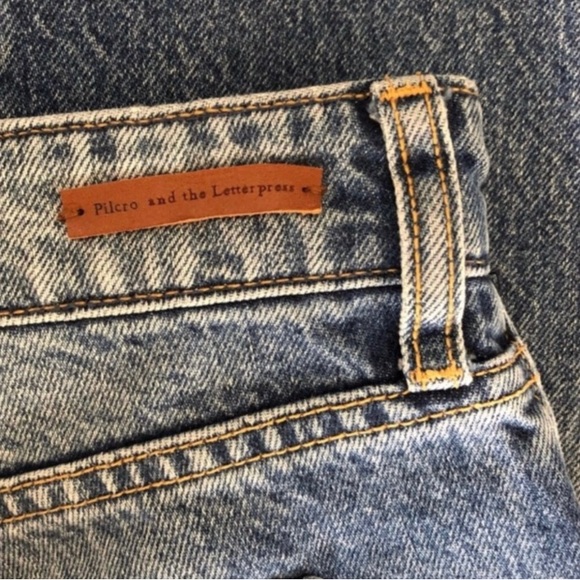 Anthropologie Pilcro & the Letterpress Fringe Jeans size 28 - Picture 7 of 7